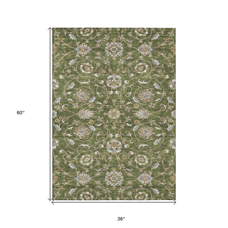 HomeRoots Moroccan Transitional Rectangle Outdoor Rug
