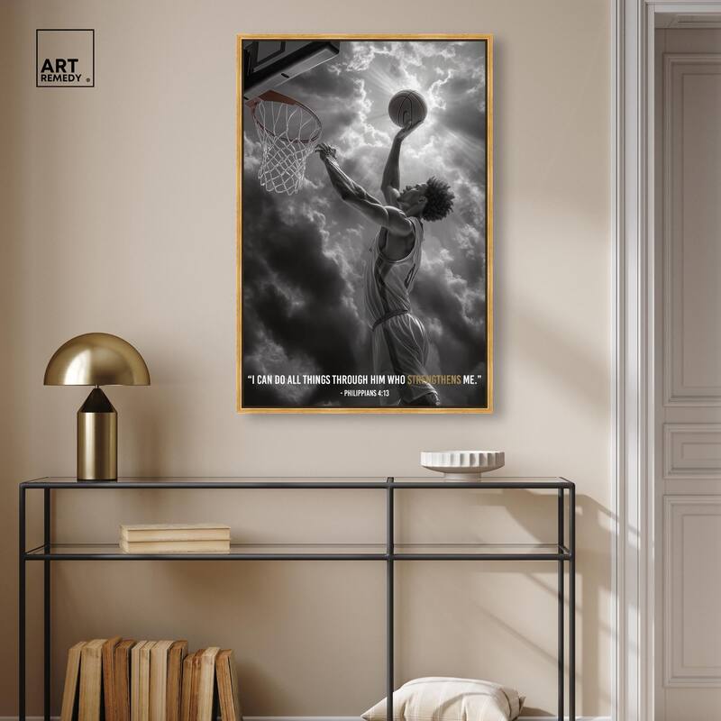 Strengthen Me Canvas by Art Remedy