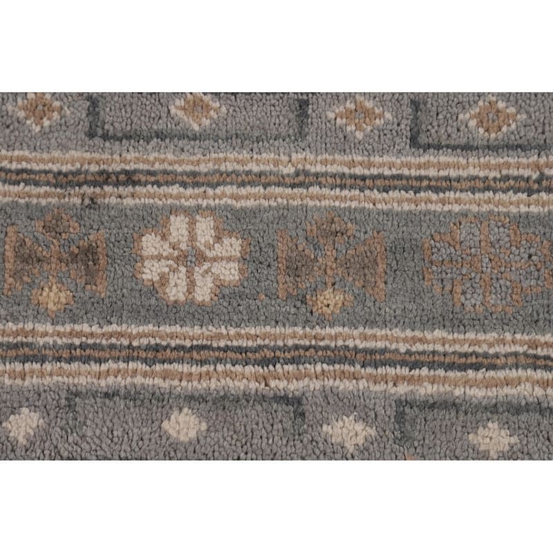 Khotan Indian Area Rug Handmade Wool Carpet - 8'0"x 10'1"