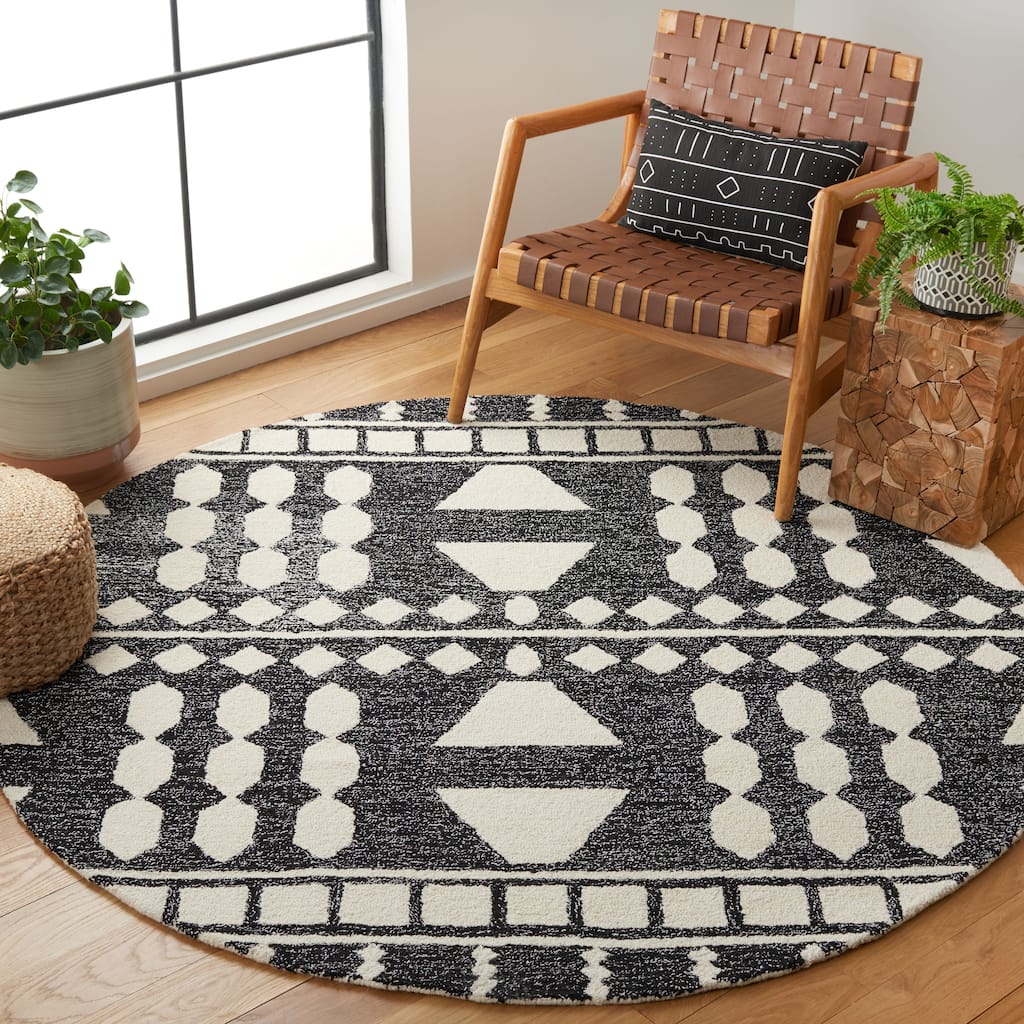 SAFAVIEH Handmade Capri Nasi Modern Wool Rug