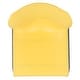 preview thumbnail 70 of 88, 5 Pack 880 lb. Capacity Full Back Contoured Sled Base Stack Chair - 23.75"D x 19.5"W x 32"H