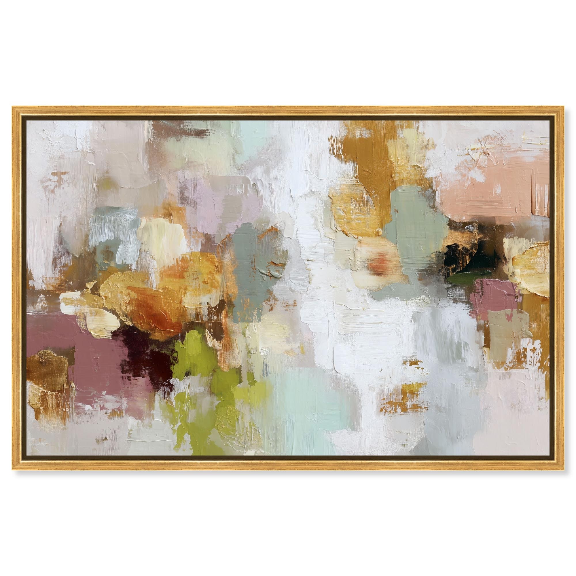 Color of Earth III Abstract Wall Art Canvas Print by Art Remedy