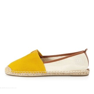 michael kors loafers yellow