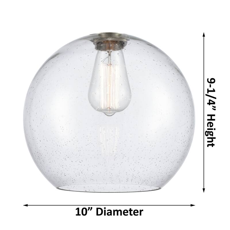 Innovations Lighting Downtown Urban - Crown Point - 1 Light 10" Athens Flush Mount