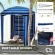 preview thumbnail 17 of 20, 5.8' x 5.8' Cabana Umbrella with Walls,Vents,Carry Bag,Beach Umbrella