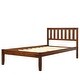 preview thumbnail 3 of 10, Twin Wood Platform Bed with Headboard and Solid Slat Support for Stable and Stylish Bedroom Setup