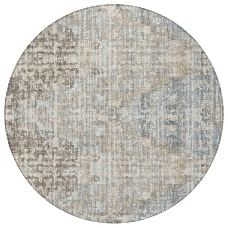 HomeRoots Geometric Transitional Rectangle Outdoor Rug