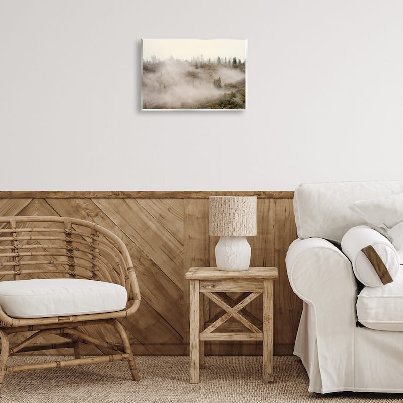Stupell Morning Fog over Trees Wall Plaque Art Design By Gemma Bardot