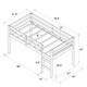 preview thumbnail 4 of 11, Avenue Greene Nyro Twin Wooden Loft Bed