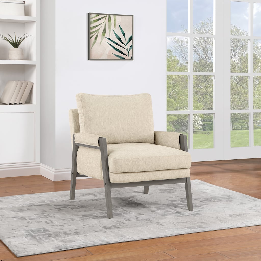 Wood Frame Armchair