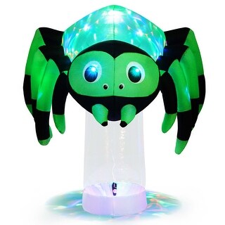 Costway 6 ft Halloween Inflatable Spider Pre-Lit Floating Spider - See Details