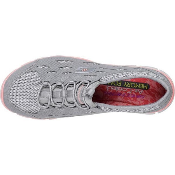 grey skechers womens