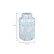 preview thumbnail 6 of 13, Blue & White Decorative Ginger Jar with Lid