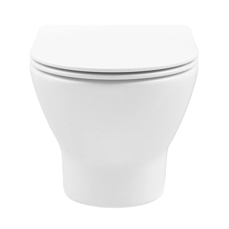 Dieppe Ii Wall-Hung Elongated Toilet Bowl - 19.75" x 14.2" 14"