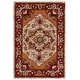 preview thumbnail 14 of 27, SAFAVIEH Handmade Classic Fae Traditional Oriental Wool Rug 2' x 3' - Light Gold/Red - Rectangle