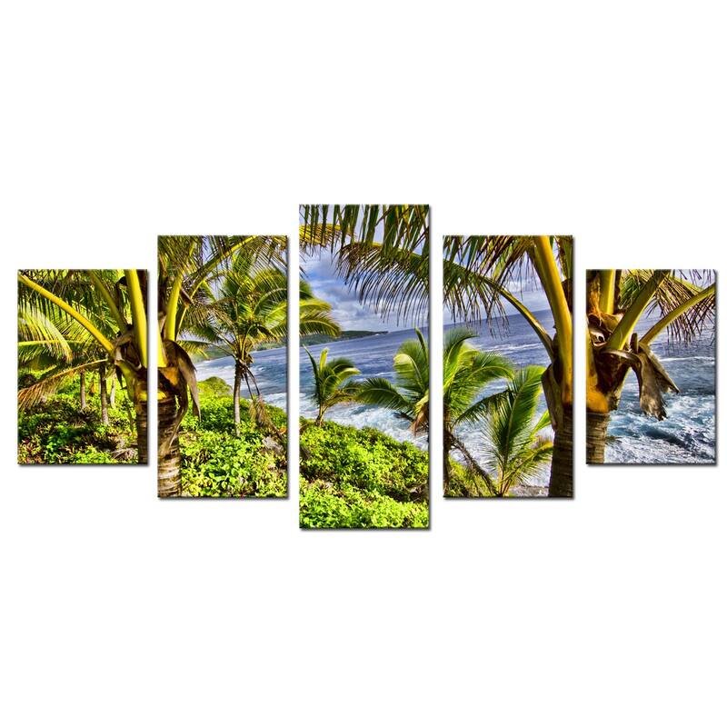 Ready2HangArt 'Overhang' 5-Piece Wrapped Canvas Wall Art Set