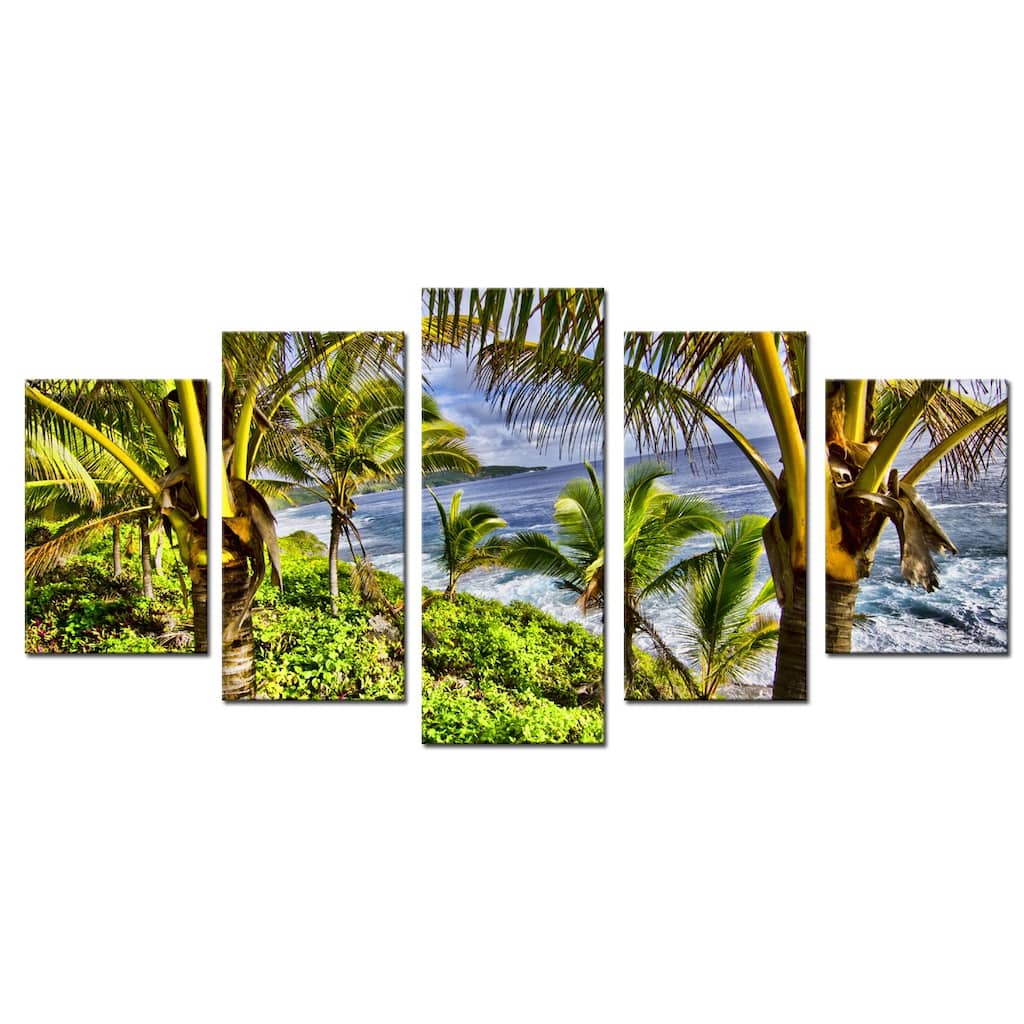 Ready2HangArt 'Overhang' 5-Piece Wrapped Canvas Wall Art Set