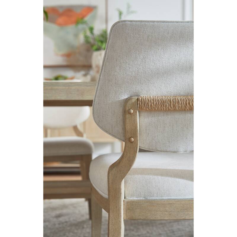 Salt Life Home Sunset Cove Sanibel Brown Upholstered Side Chair Two Pack - 20''W x 22.63''D x 36''H