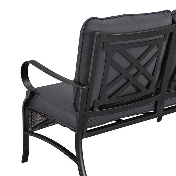 Patio Festival Outdoor Metal Conversation Set