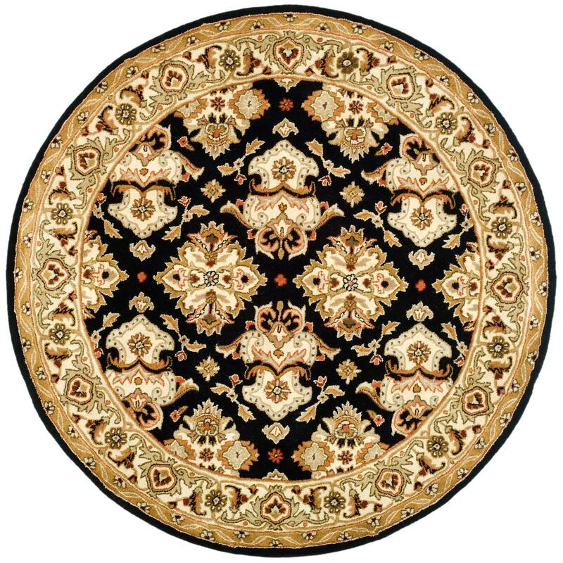 SAFAVIEH Handmade Heritage Ogee Dot Traditional Oriental Wool Rug