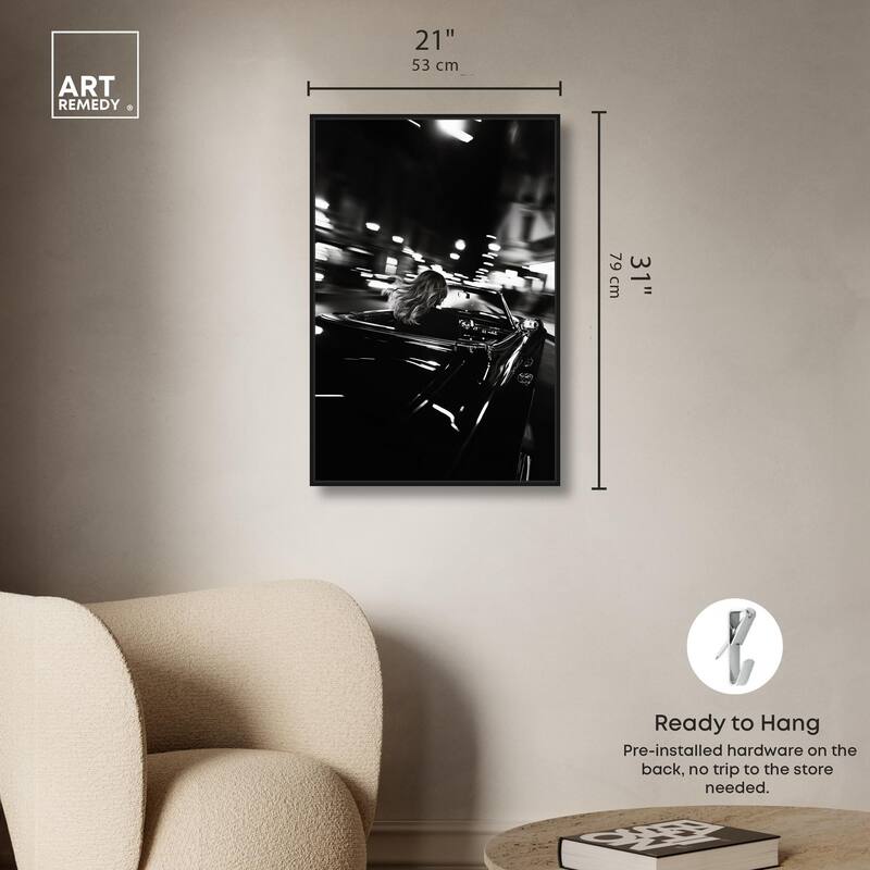 Night Ride Rhapsody Canvas by Art Remedy