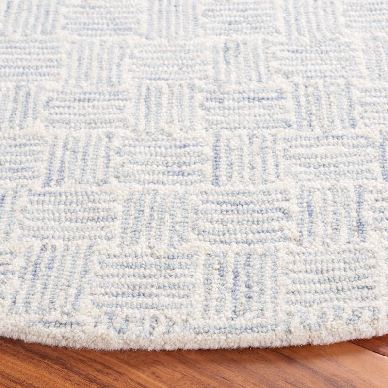 SAFAVIEH Handmade Micro-Loop Courteney Transitional Wool Rug