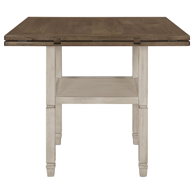 Sarasota 60-inch Extension Counter Dining Table Rustic Cream