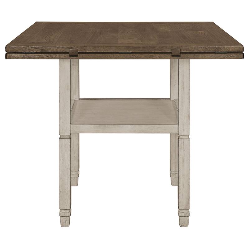 Sarasota Rustic Cream Drop Leaf Counter Dining Set