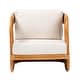 preview thumbnail 3 of 9, Corsa Modern Bohemian Natural Rattan Arm Chair