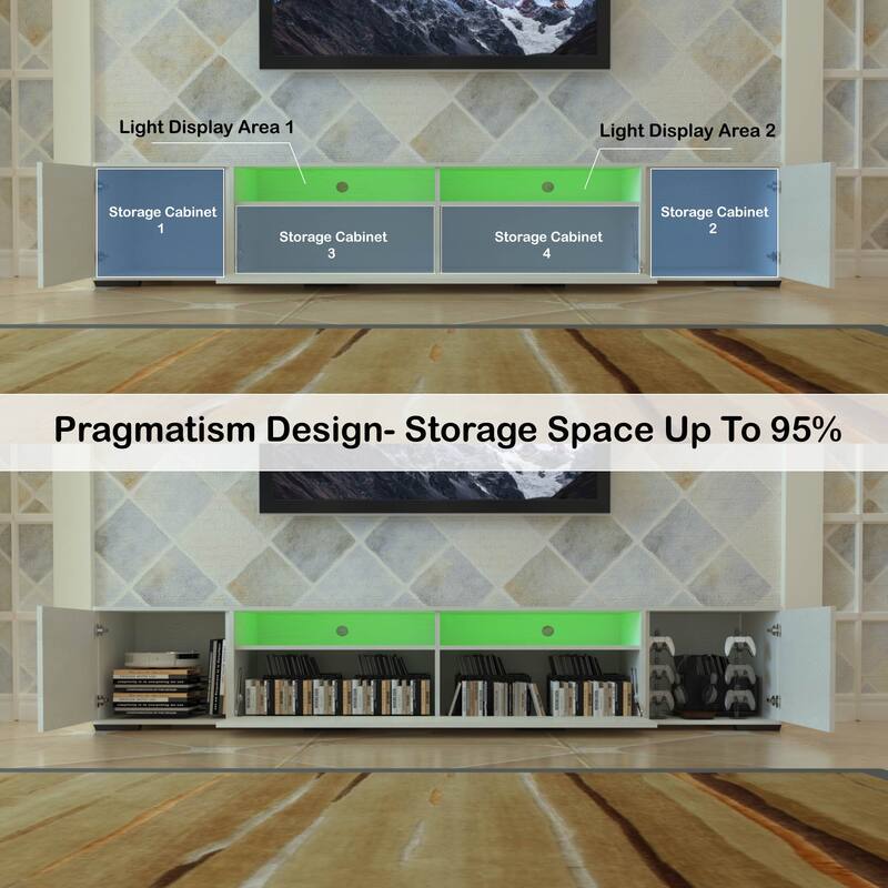 TV Cabinets Stand with LED