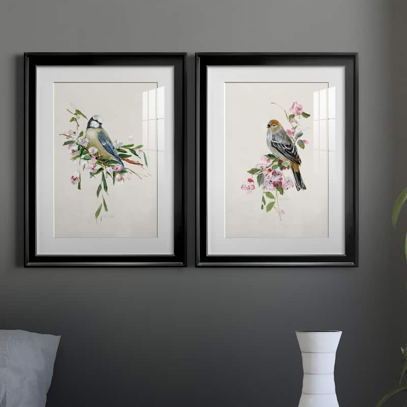 Spring Song Blue Bird Premium Framed Print - Ready to Hang