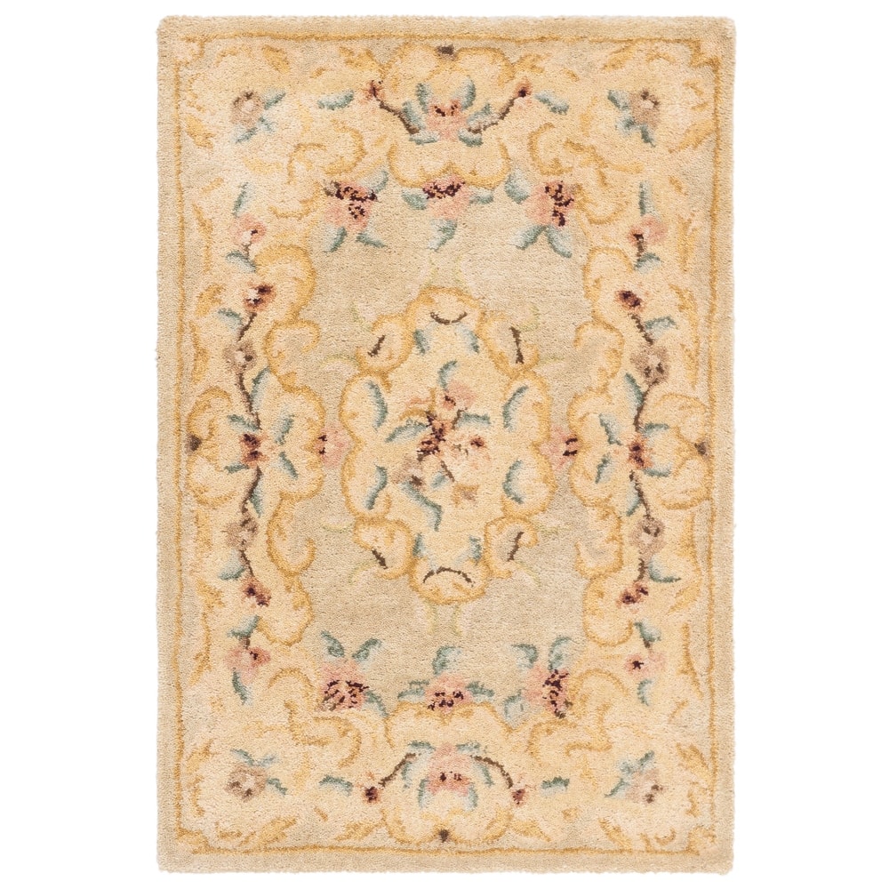 SAFAVIEH Handmade Bergama Folkea Oriental Hand-spun Wool Rug
