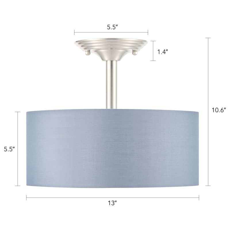CO-Z 2-light Semi-Flush Mount Ceiling Light