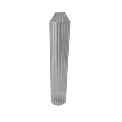 Glass Tabletop Bottle Vase - 14" - Clear