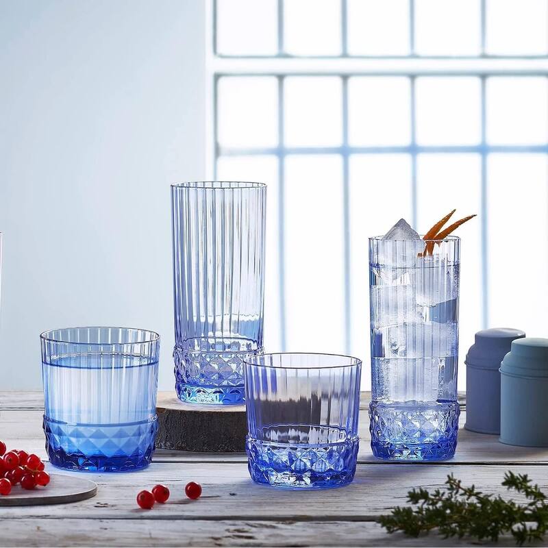 Bormioli Rocco Set of 6 America'20 Cooler Tempered Glass - 48 cl