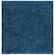 SAFAVIEH August Shag Veroana Solid 1.5-inch Thick Rug - 6'7" Square - Navy