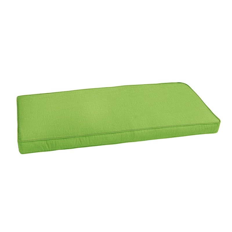 Sorra Home Indoor/Outdoor Solid Corded Bench Cushion
