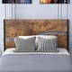 preview thumbnail 6 of 23, VECELO Twin Size Kids Bed Industrial Platform Bed Frame with Wood Headboard,Twin Size Bed Set of 2
