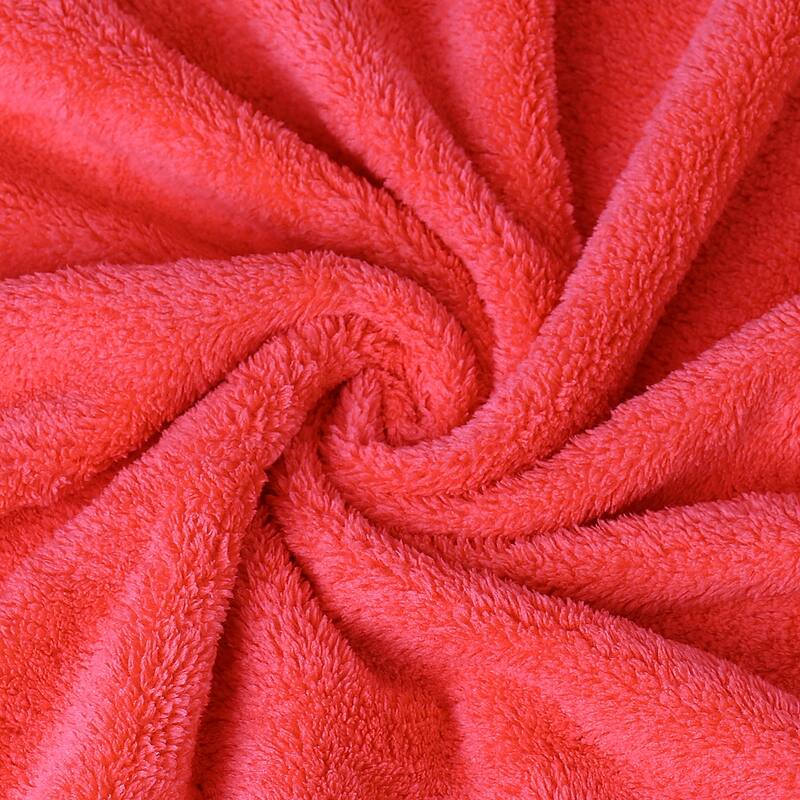 350GSM Softest Plush Fleece Towel Set Highly Absorbent Towels with Loop