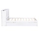 preview thumbnail 11 of 14, Full Size Storage Platform Bed with Twin Size Trundle, Pull Out Shelves, and Headboard for Space-Saving Solutions, White