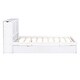 preview thumbnail 11 of 16, Platform Bed With Headboard, Pull Out Shelves and Twin Size Trundle, Space-saving, Full Size