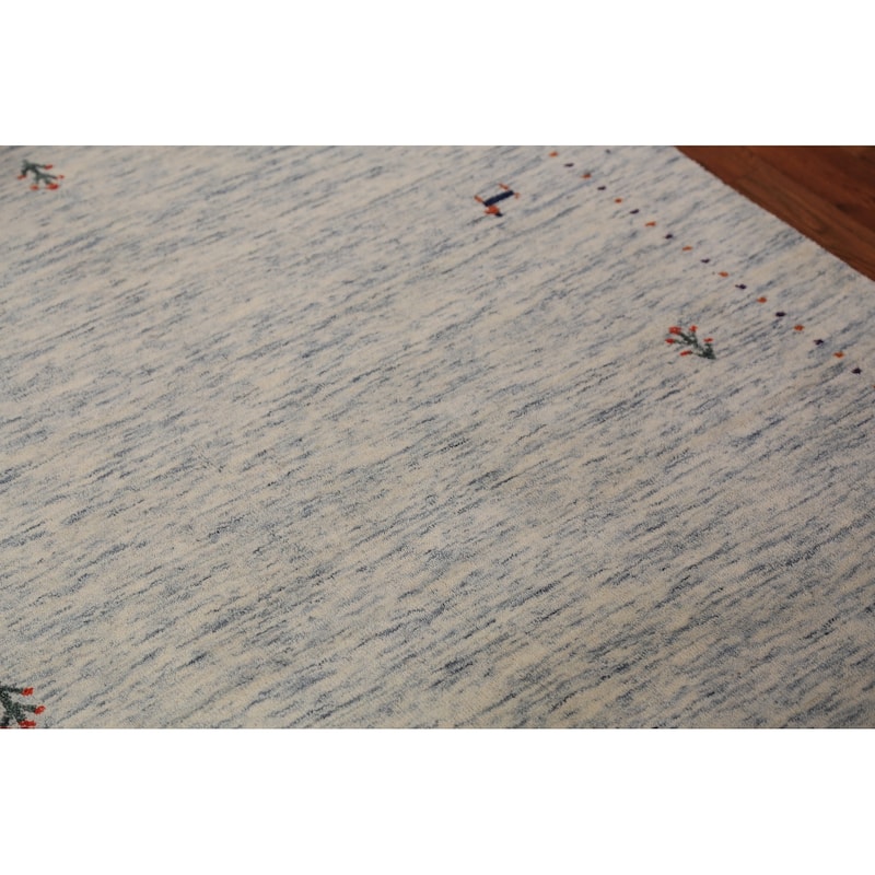 Little Animals Tribal Gabbeh Oriental Rug Handmade Wool Carpet - 3'11" x 5'9"