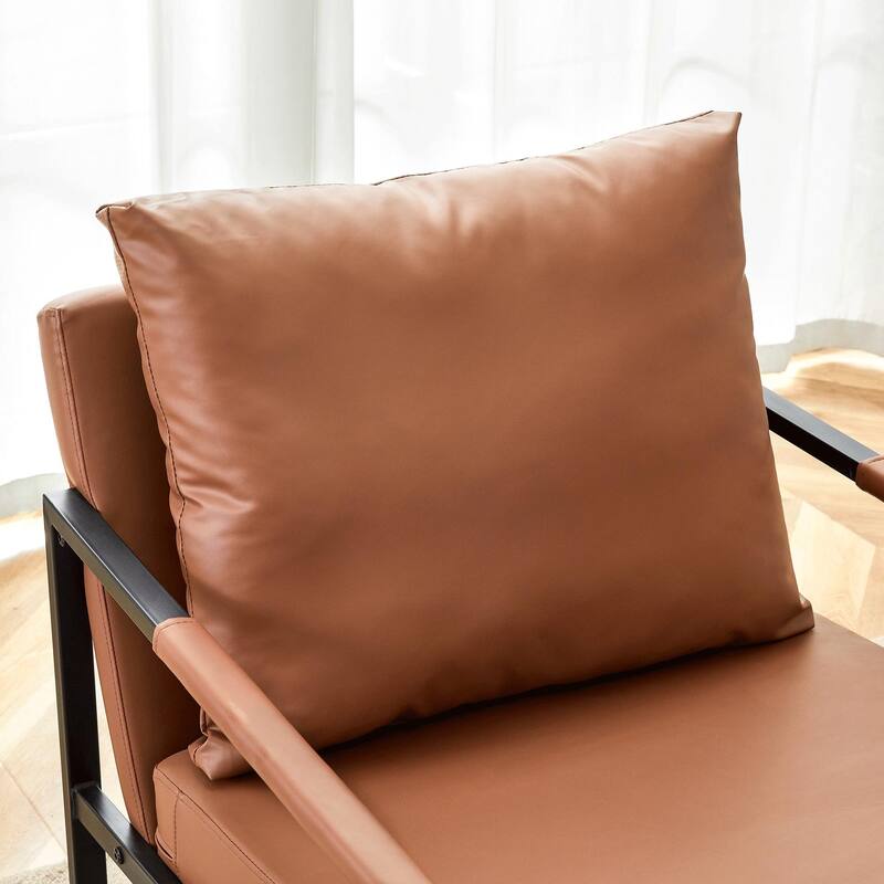 PU Chair with Metal Frame