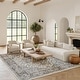 preview thumbnail 1 of 99, Nourison Quarry Indoor only Persian Area Rug. 10' x 14' - Ivory/Grey
