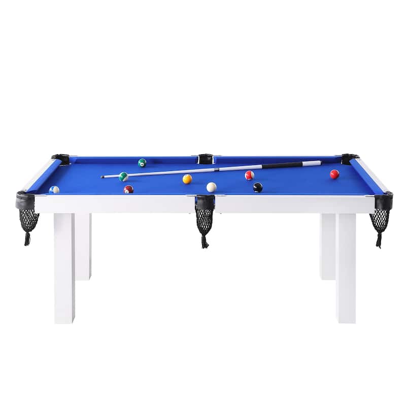 Eco-Pro Outdoor/Indoor Slate Pool Table with Pro Accessories 7ft