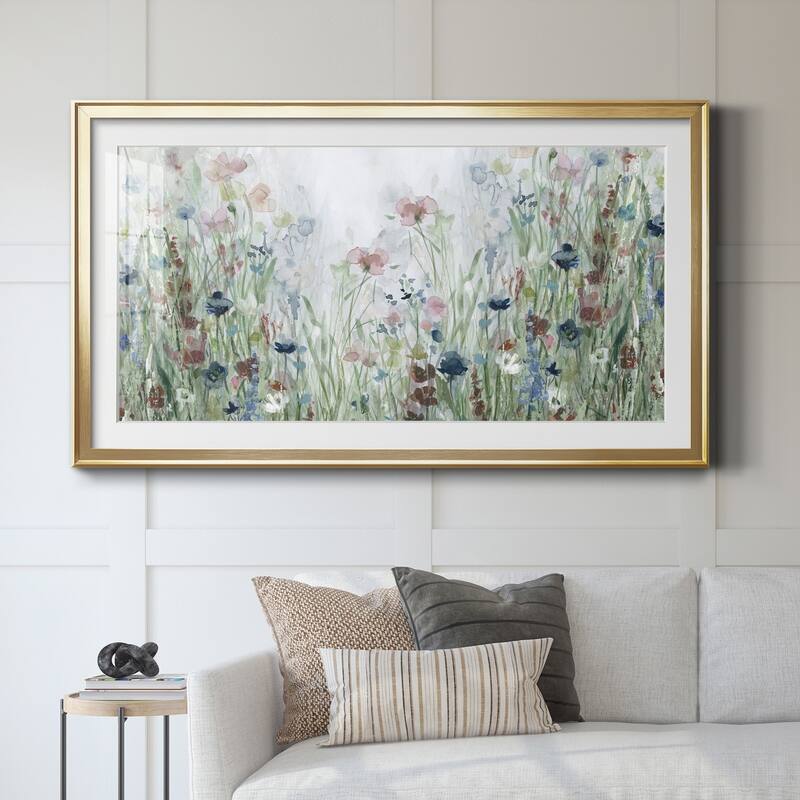 Wildflower Fields- Premium Gallery Framed Print - Ready to Hang