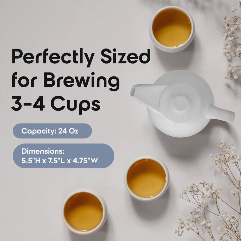 Omniware Teaz 3-4 Cup Teapot with Infuser - 24 oz