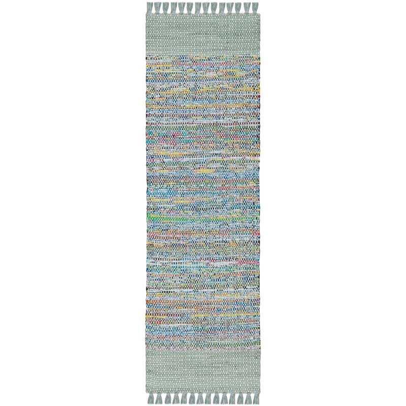 SAFAVIEH Handmade Flatweave Montauk Bylgja Casual Cotton Rug