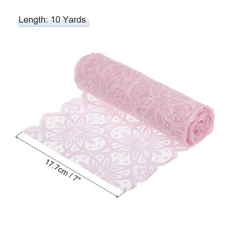 Lace Ribbon 7 Inch Lace Flower Trim for Craft Gift Wrappers Wedding