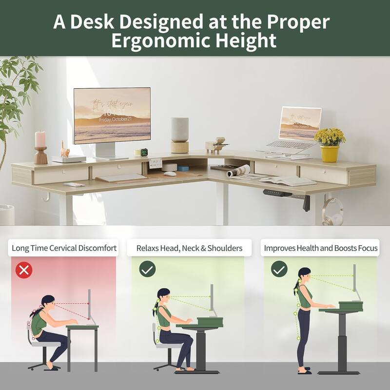 FEZIBO/Home Office Furniture/Wood/Desks